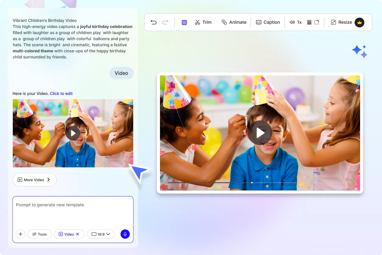 Free AI Birthday Video Generator, Create Happy Birthday Videos Online